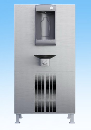 Outdoor Floor Standing Single Level Drinking Water Fountain with Bottle Filler